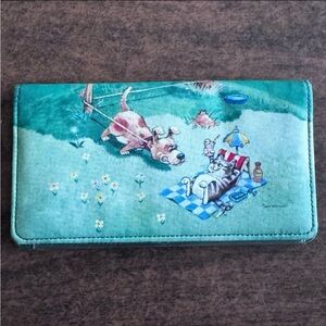 Gary Patterson ‘Pets’ Fabric Checkbook Cover